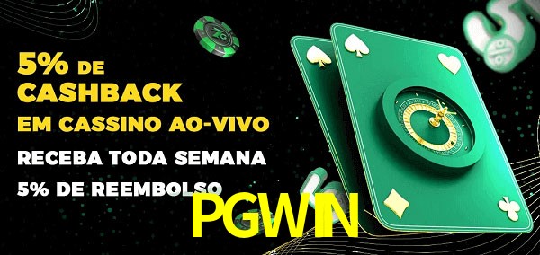 Promoções do cassino ao Vivo PGWIN